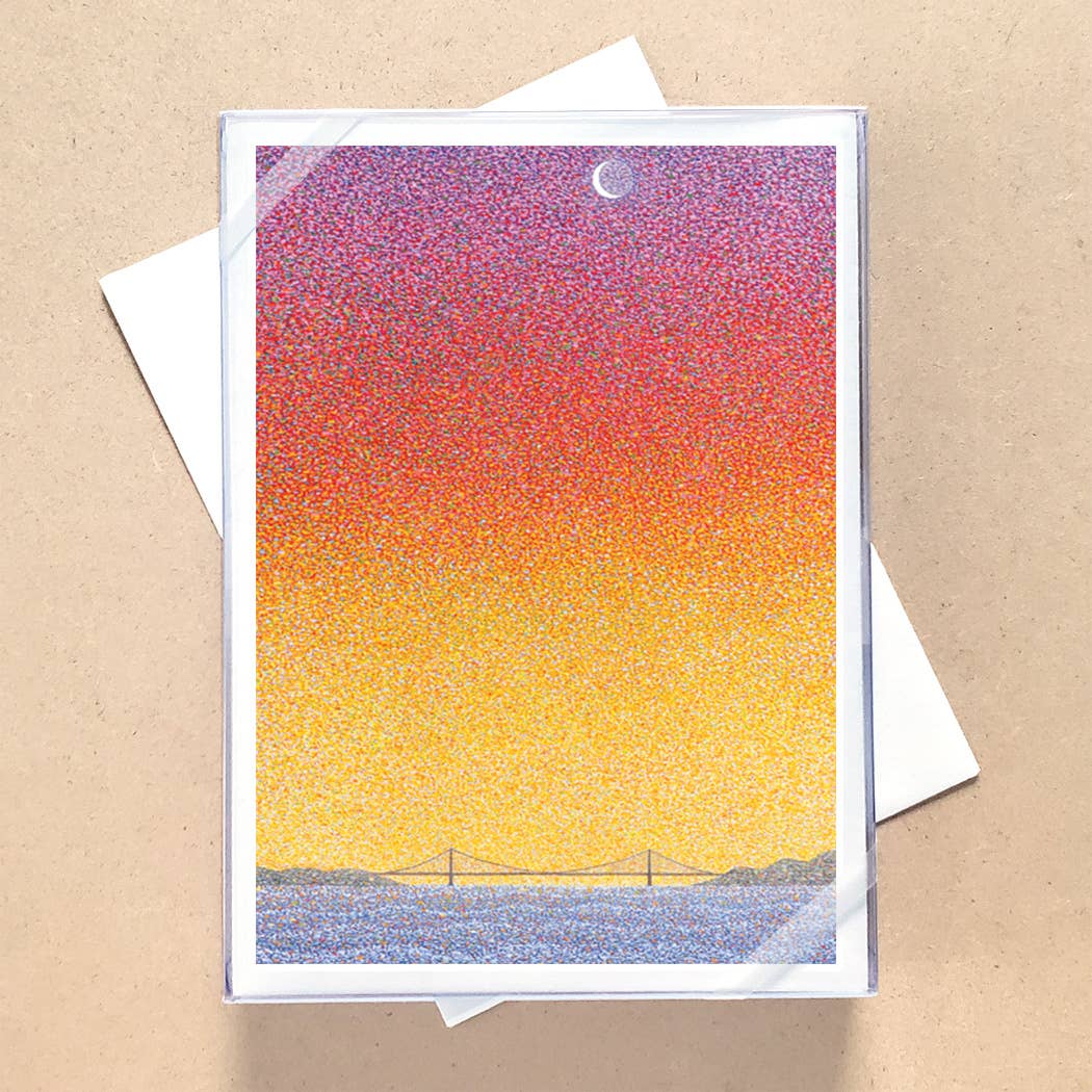 Allport Editions - Twilight Holiday Cards - Golden Gate, San Francisco