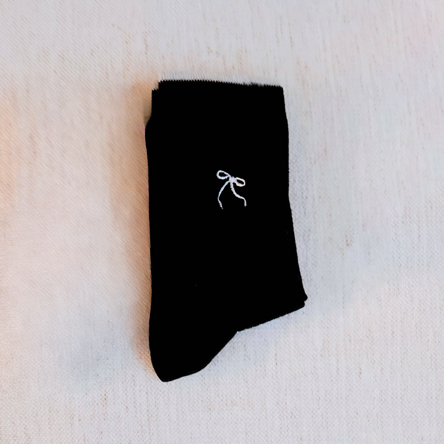 Ellison+Young Black Bow Socks