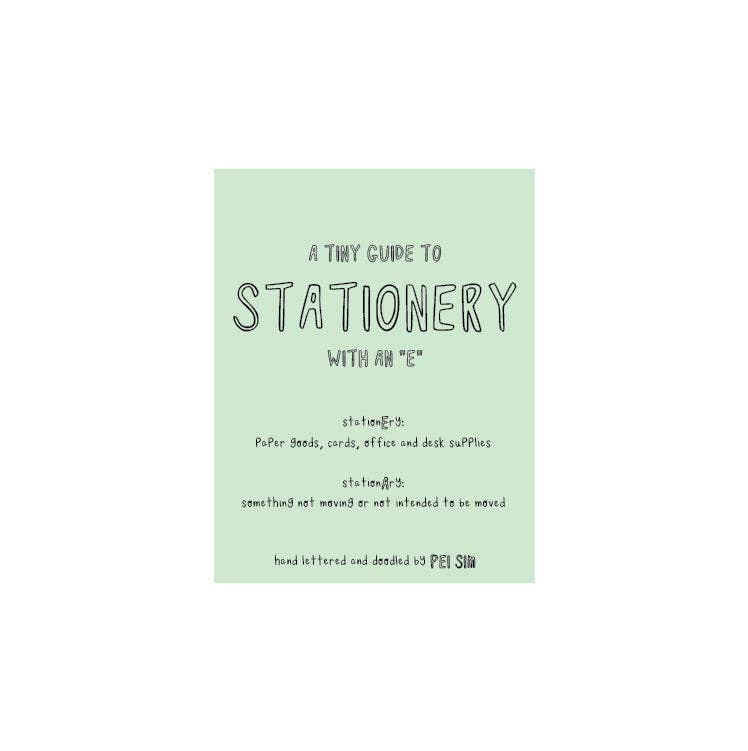 The Paper + Craft Pantry - A Tiny Guide to Stationery Zine