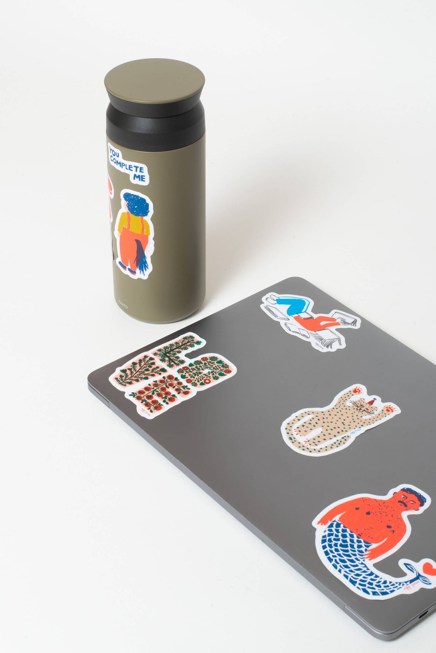 Egg Press - Floral Love Letters Vinyl Sticker