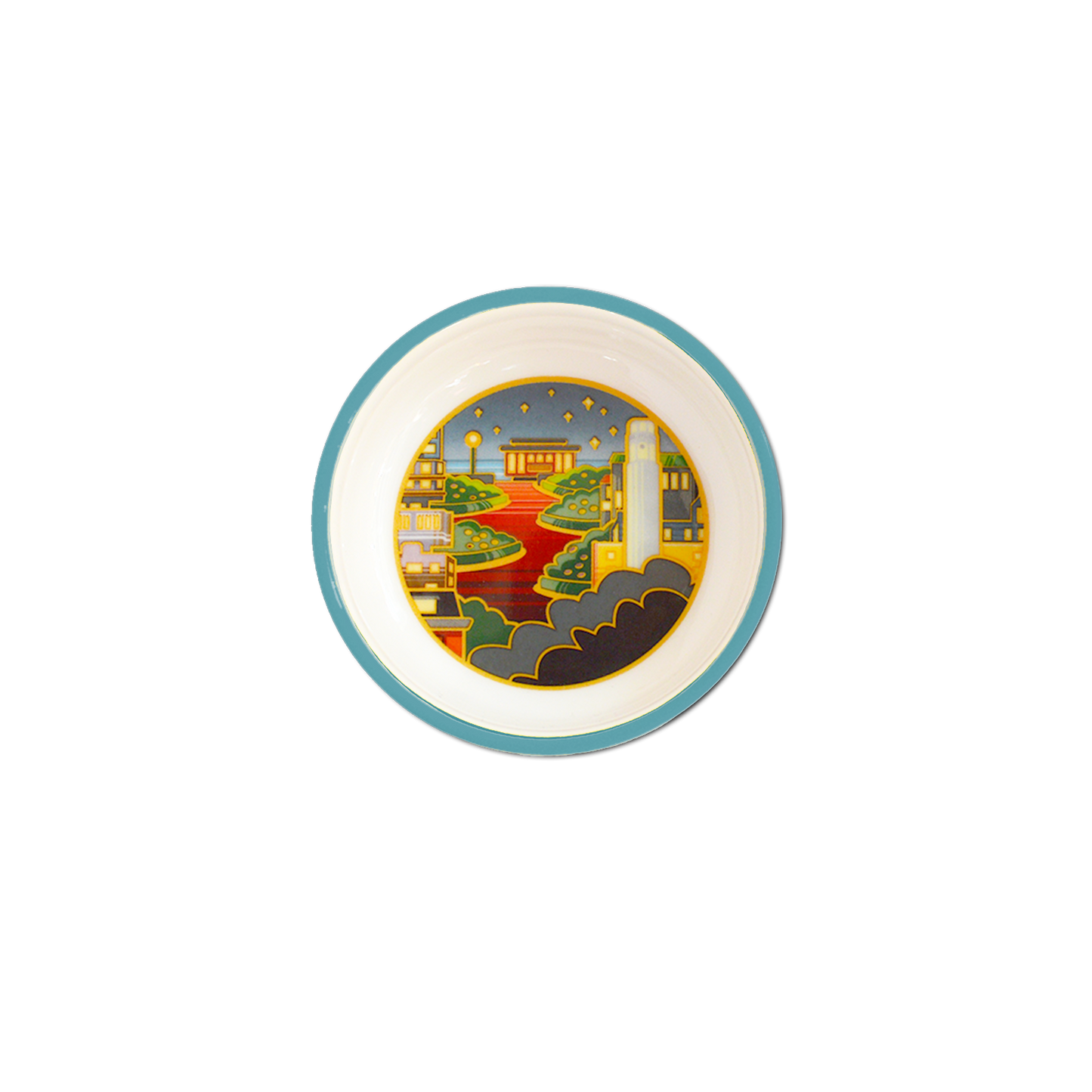 SF Mercantile - Lombard Street Twilight Horizons Trinket Tray