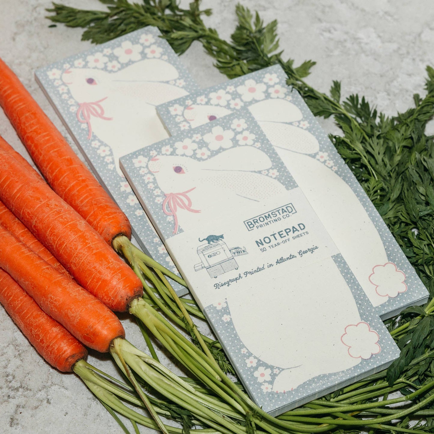 Bromstad Printing Co. - Bunny - Risograph Notepad