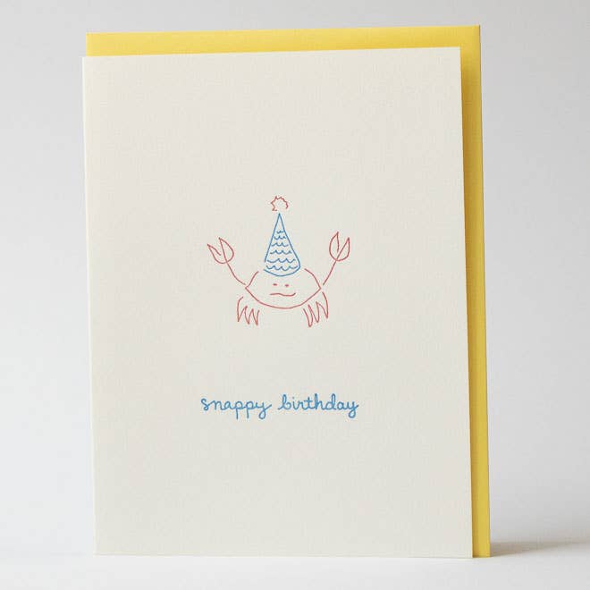 Albertine Press - Snappy Birthday Greeting Card
