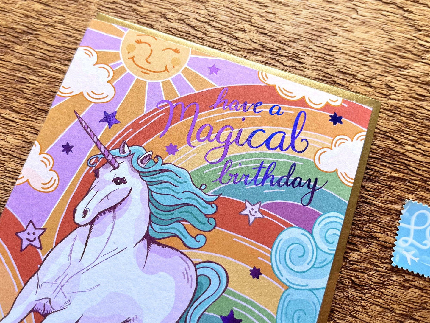 Noteworthy Paper & Press - Unicorn Birthday Card