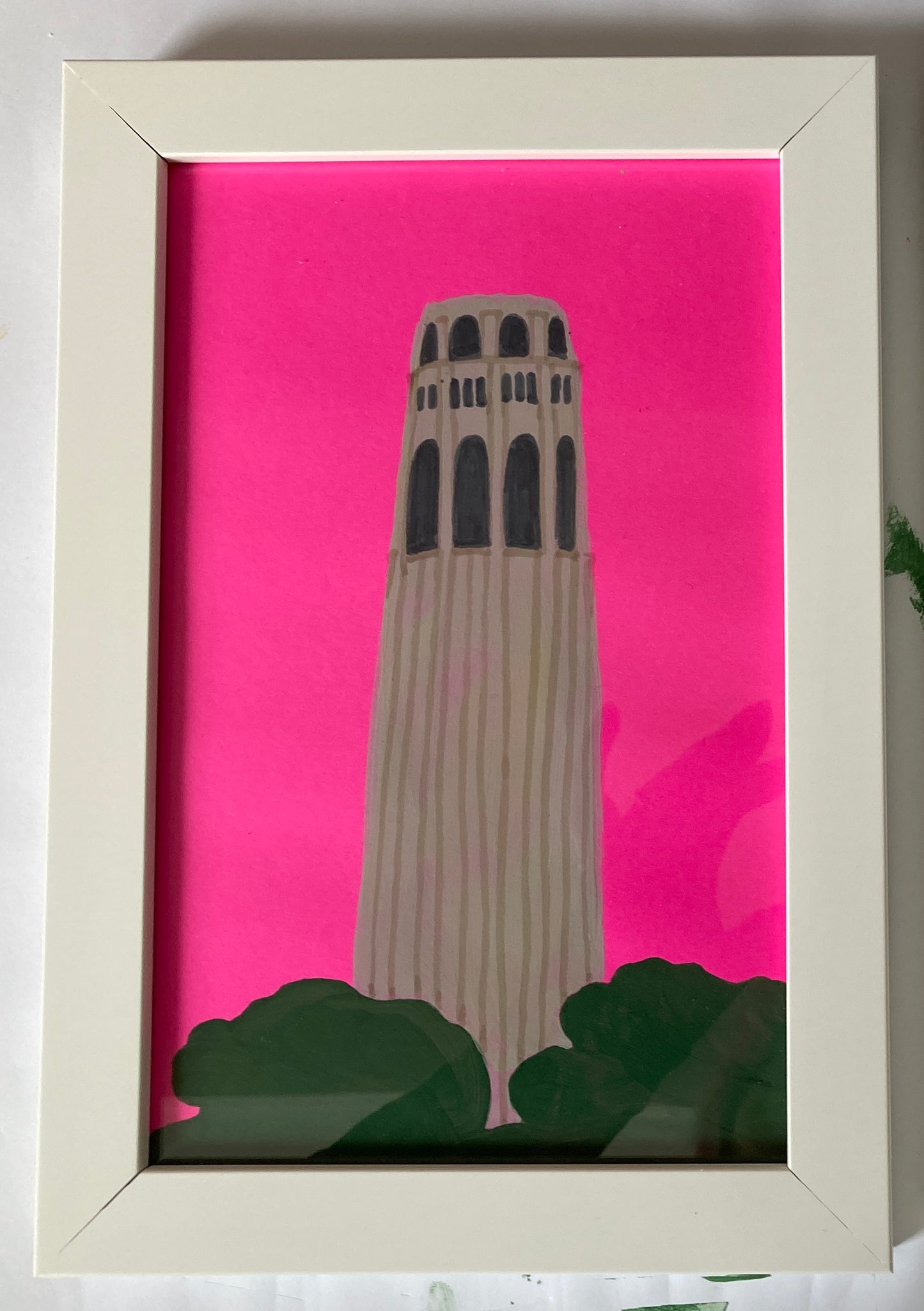 Bridget Watson Payne - Coit Tower - Original artwork