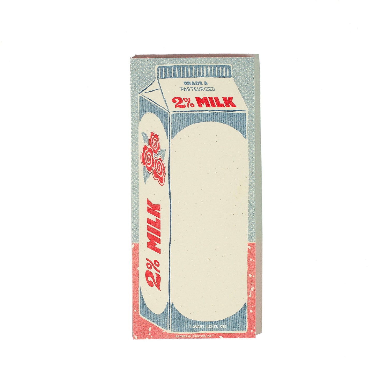 Bromstad Printing Co. - 2% Milk - Risograph Notepad