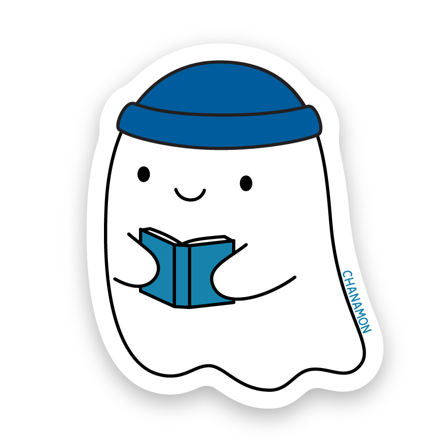 Maison Chanamon - Reading Ghost Sticker