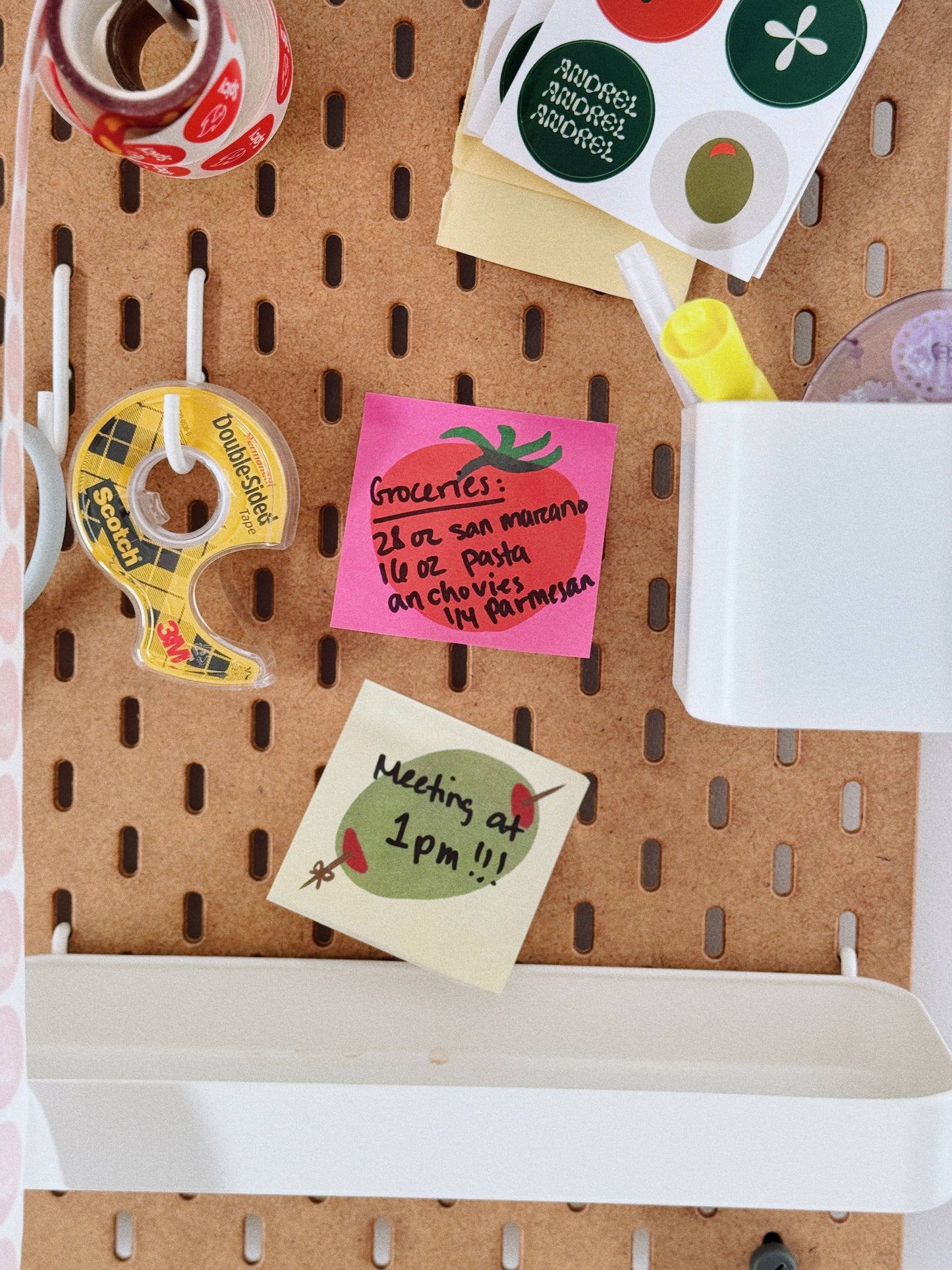 Mel Andrel - Tomato-do List Sticky Notes