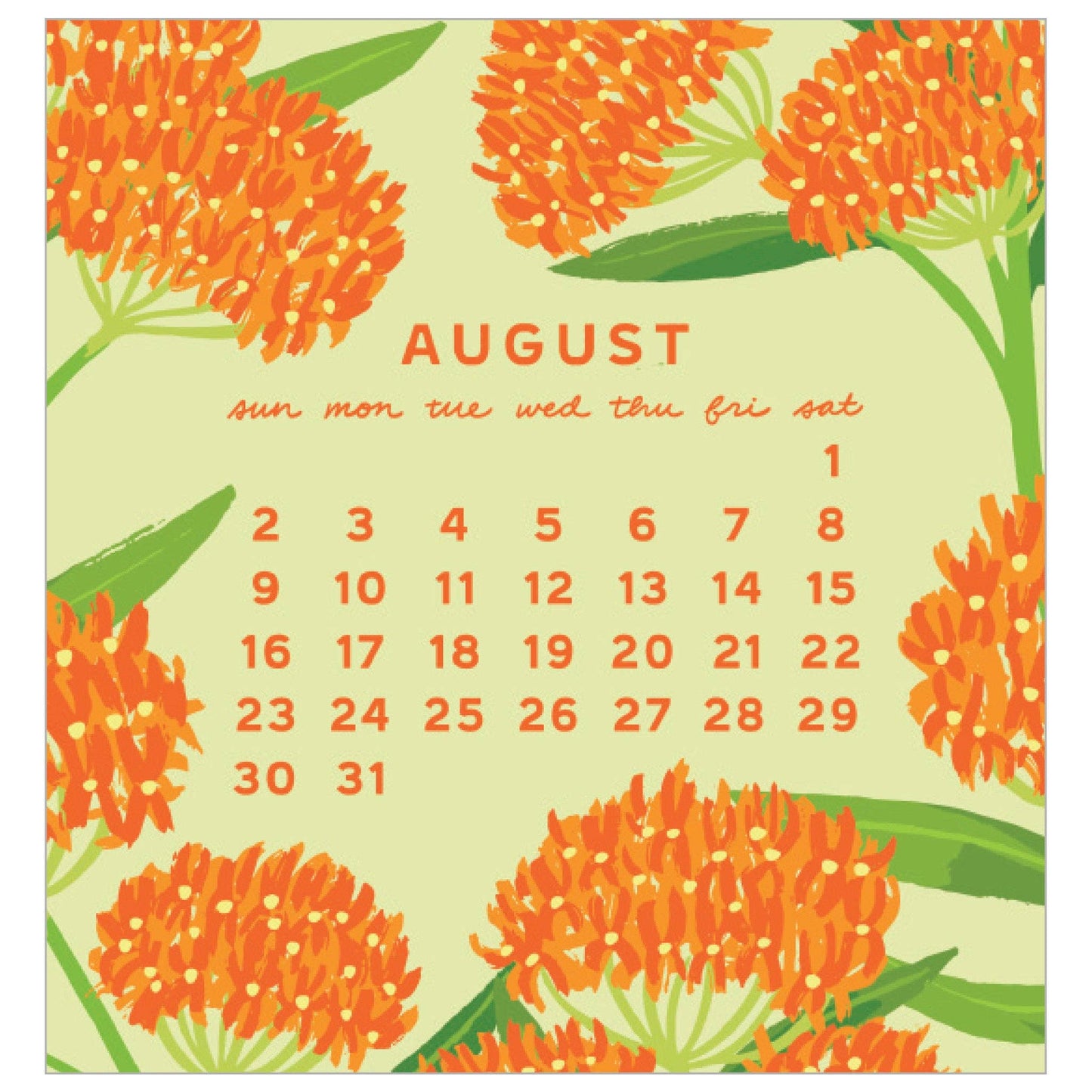 Smudge Ink - 2026 Blossom Mini Calendar