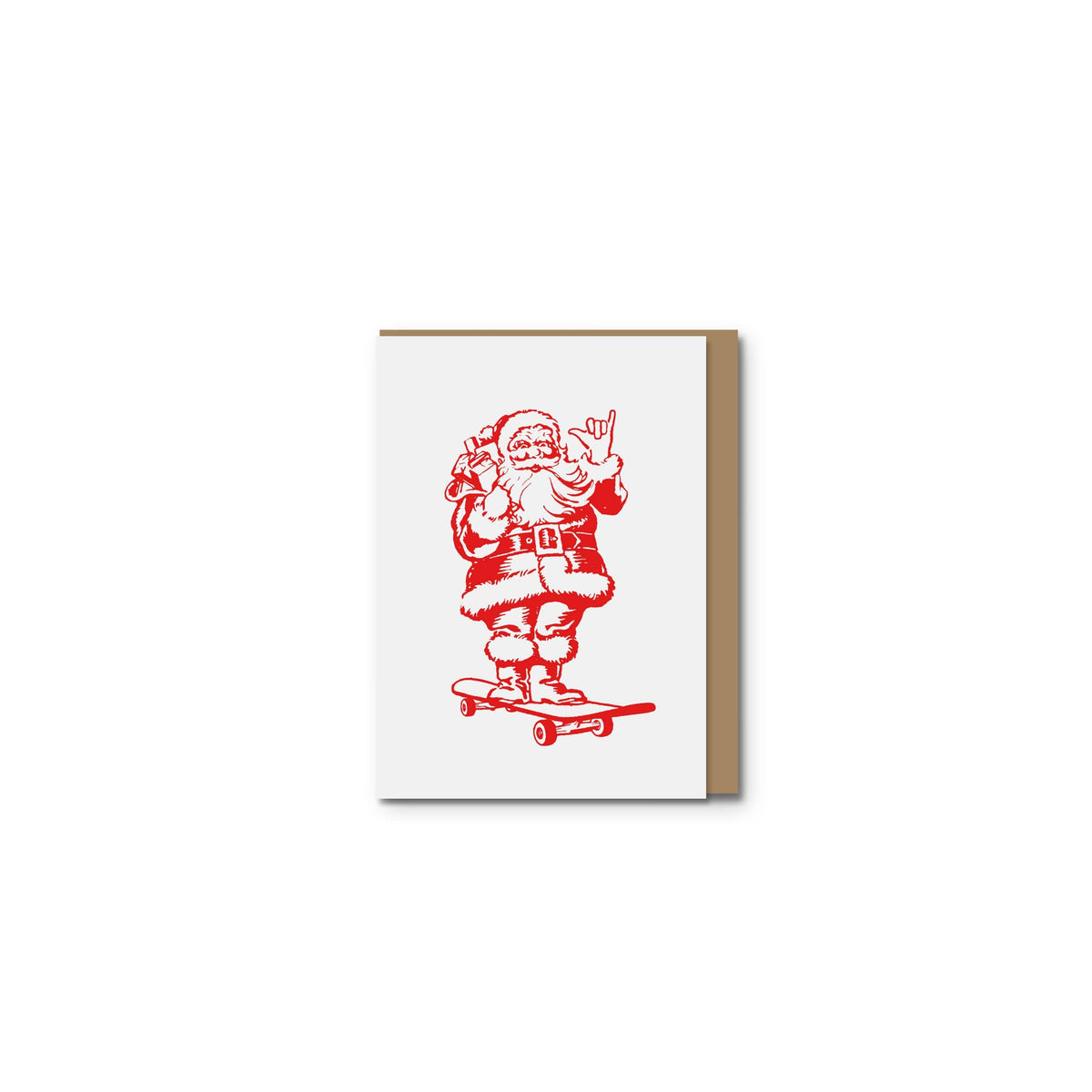 Sweet Bippy Press - Mini Santa Longboard