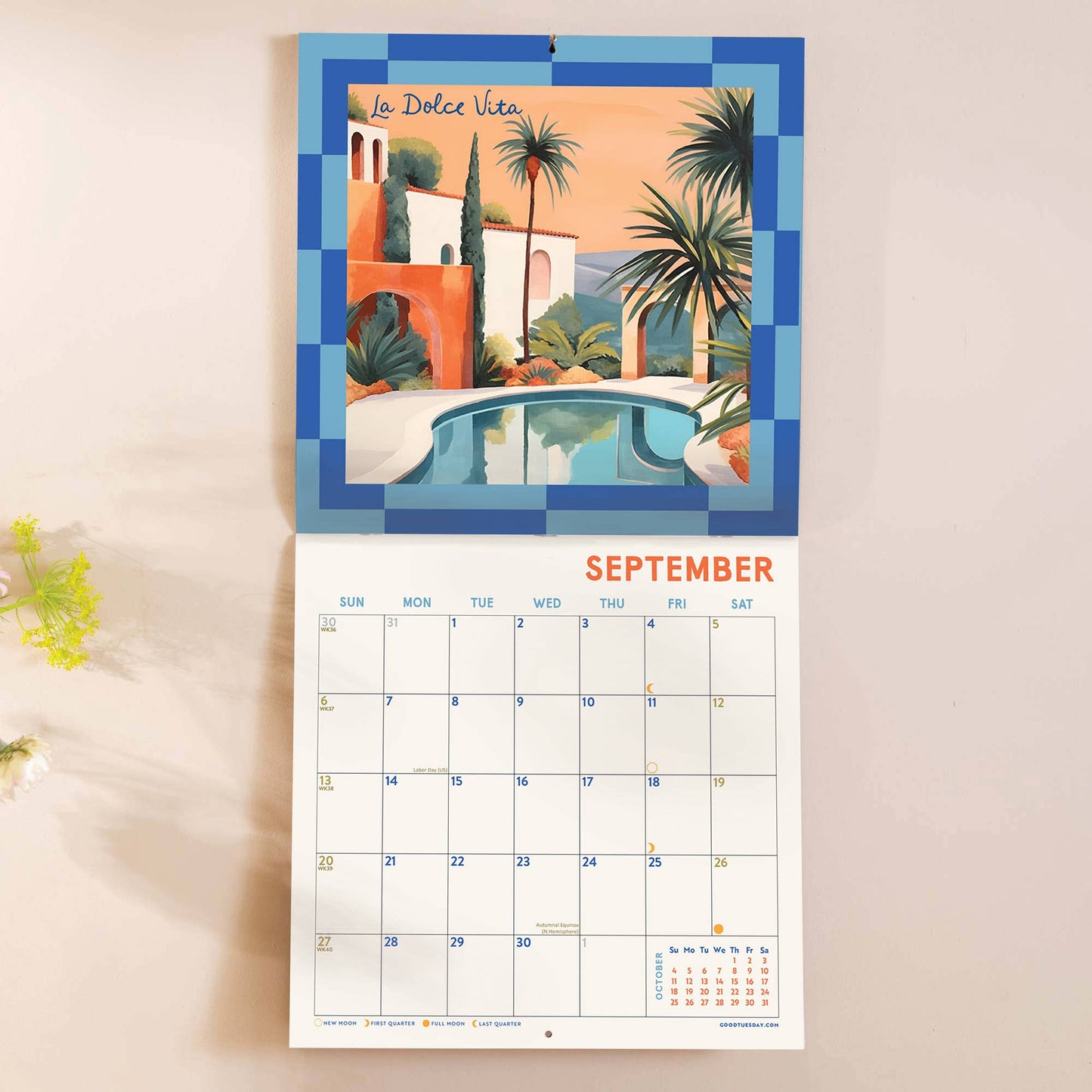 Good Tuesday (Once Upon a Tuesday) - 2026 Wall Calendar | La Dolce Vita | Scenes of Italy
