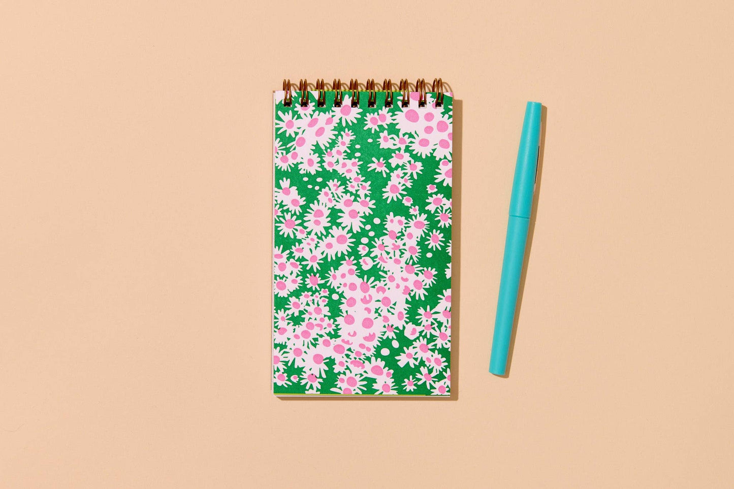 And Here We Are - Aster Wildflower Letterpress Spiral Pocket Size Notebook - Mothers Day,Ants Letterpress Pocket Size Spiral Notebook -Made in USA
