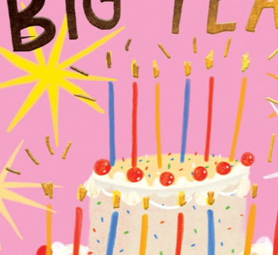 Carolyn Suzuki - GIGANTIC BIRTHDAY - Birthday Card