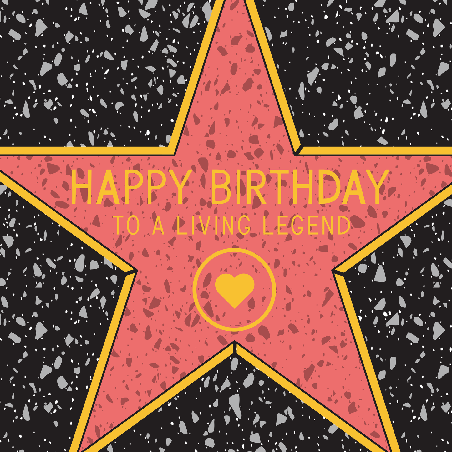 Sweet Bippy Press - Hollywood Star Birthday Card