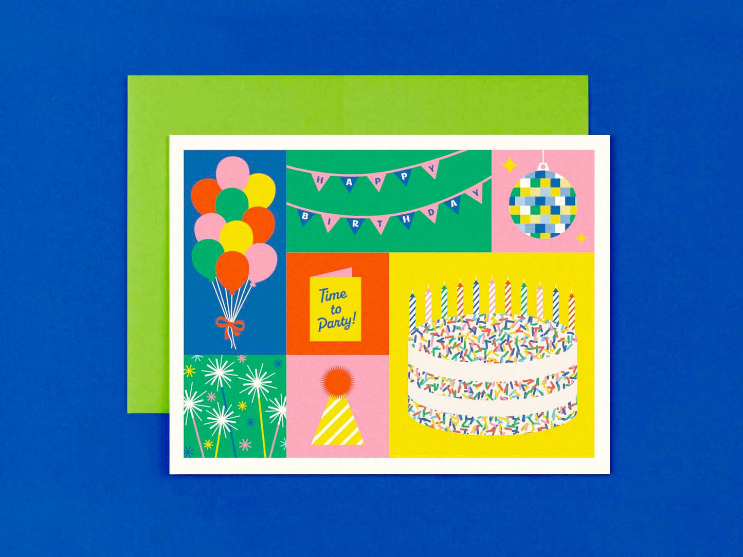 My Darlin' - Birthday Block Colorblock Birthday Card