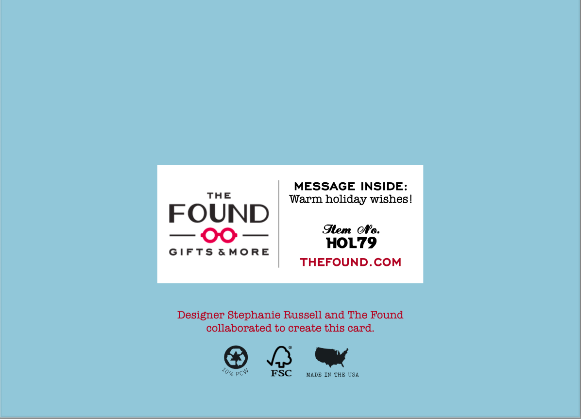 THE FOUND - San Francisco Skyline Holiday Christmas Card
