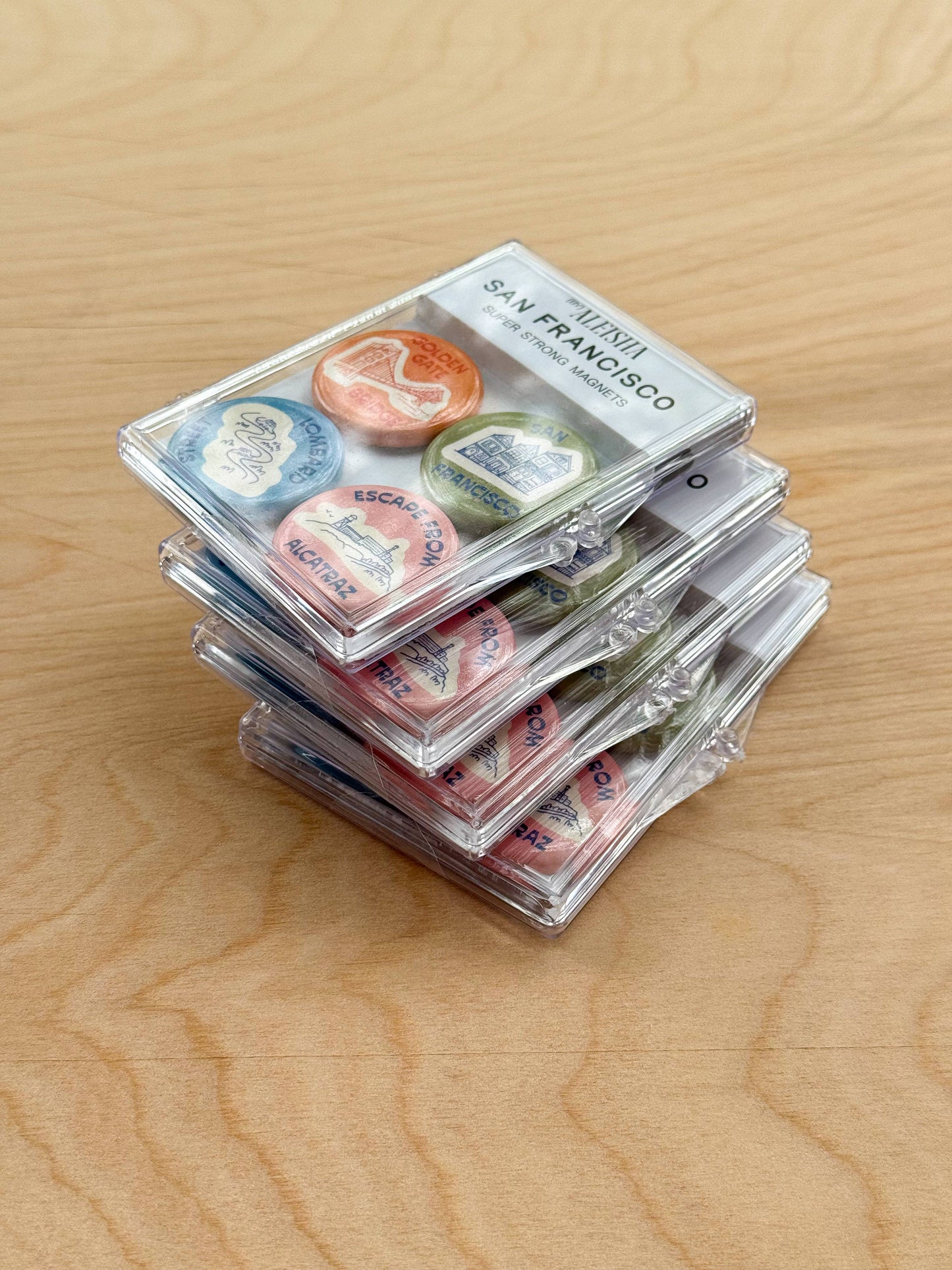 By Aleisha - San Francisco Icons Magnet Set
