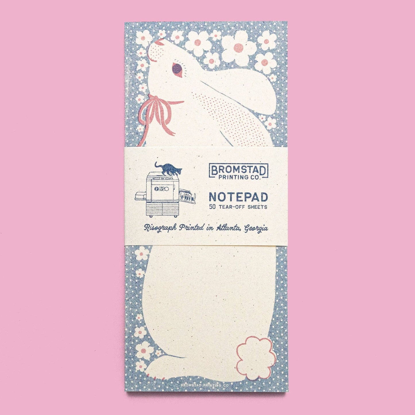 Bromstad Printing Co. - Bunny - Risograph Notepad