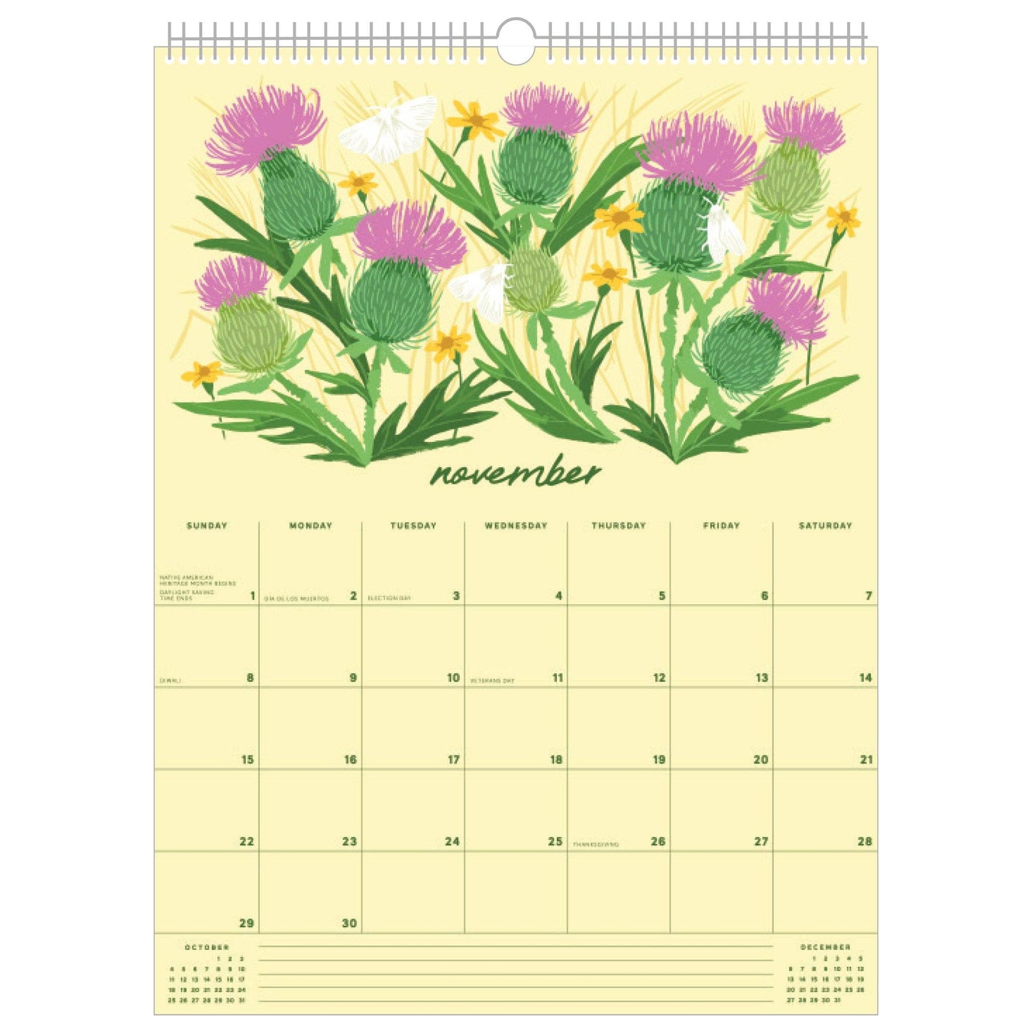 Smudge Ink - 2026 Wildflower Wall Calendar