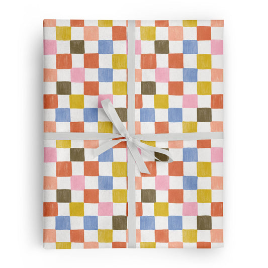 Ramona & Ruth - Check Gift Wrap | Roll