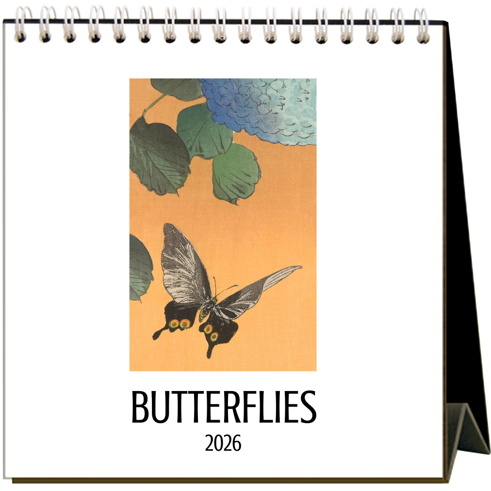 Found Image Press - Butterflies 2026 Desk Calendar