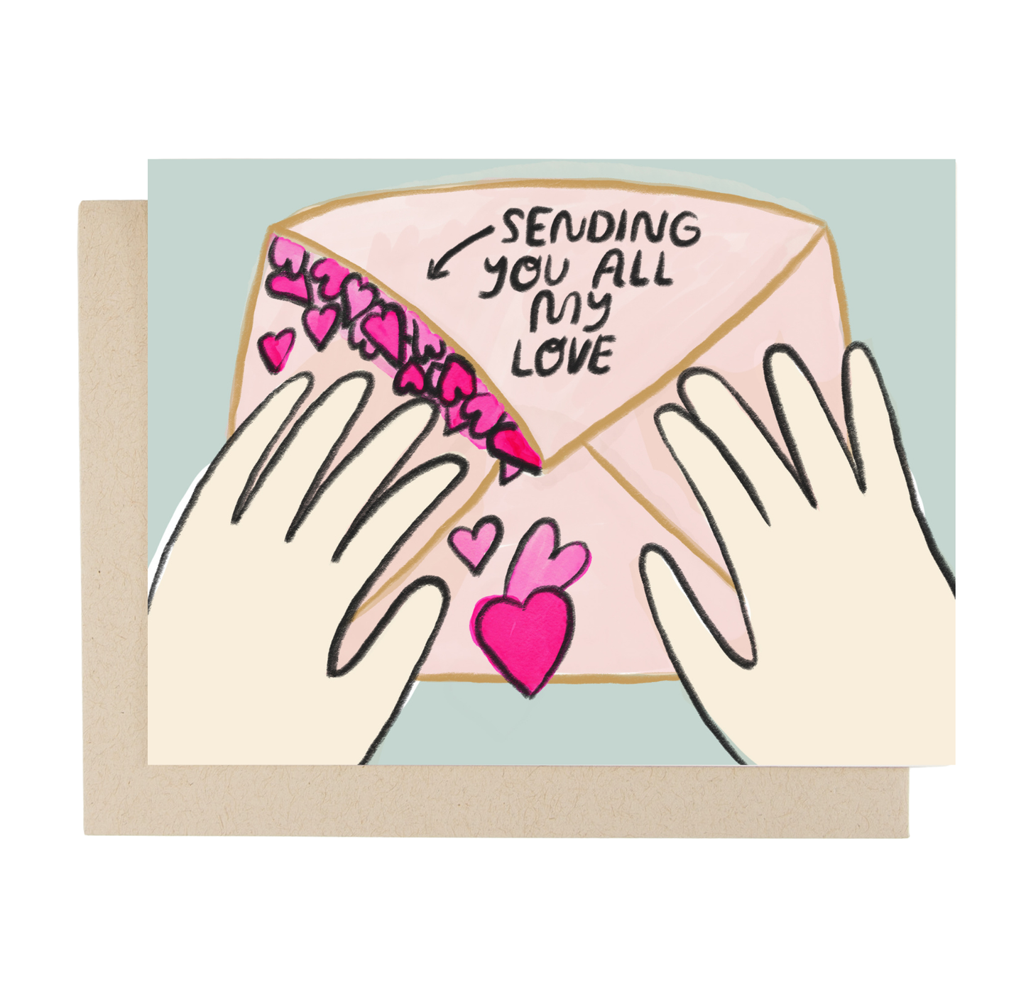 People I've Loved - Sending You All My Love Card - NEW VERISON