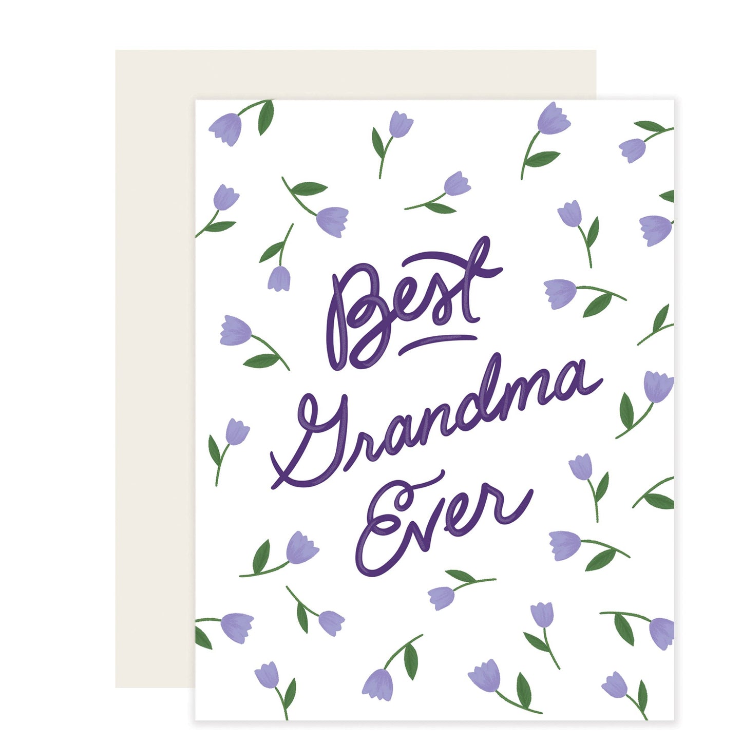 Slightly Stationery - Grandma Flowers | Best Grandma Ever Card