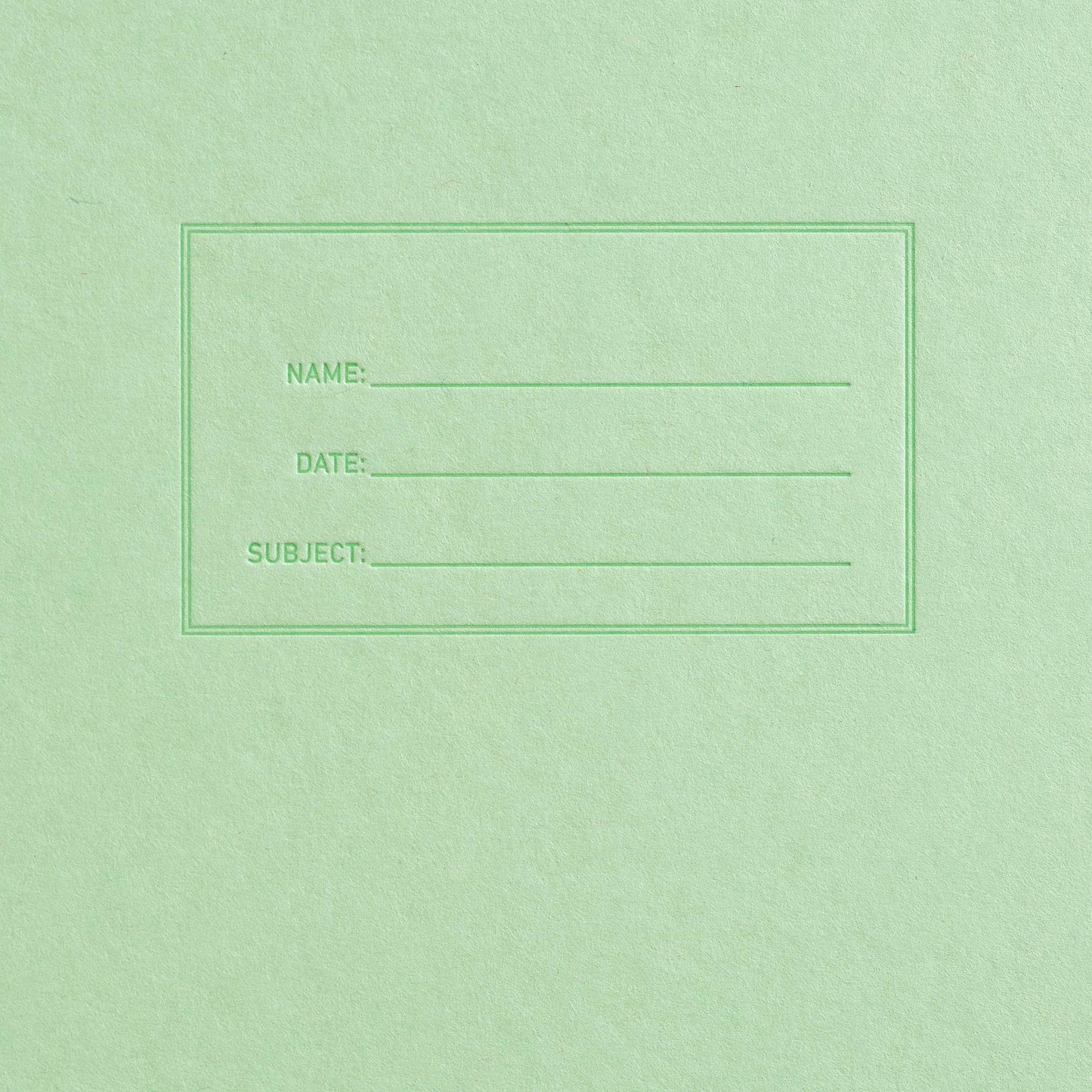 Shorthand Press - Standard Notebook - Mint: Right Handed / Lined