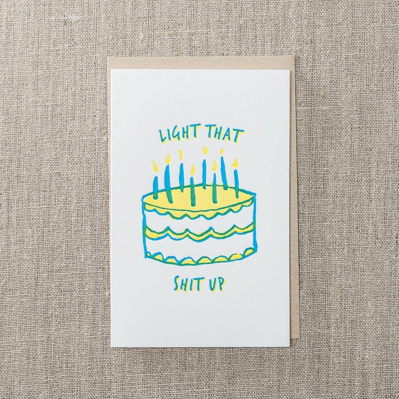 Pike Street Press - Light That Up Greeting Card