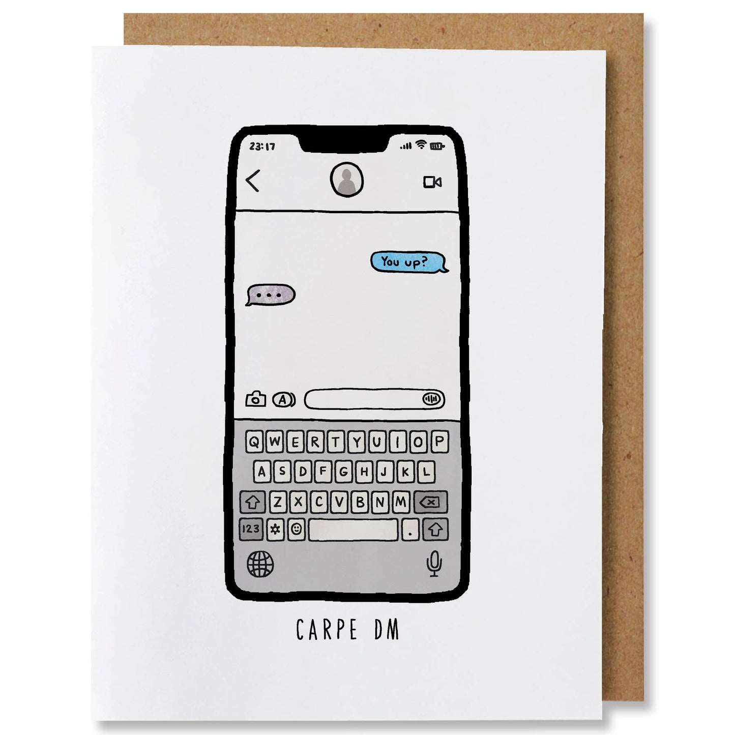 NANU Studio - Carpe DM - Love Romance Dating Texting Illustrated Card