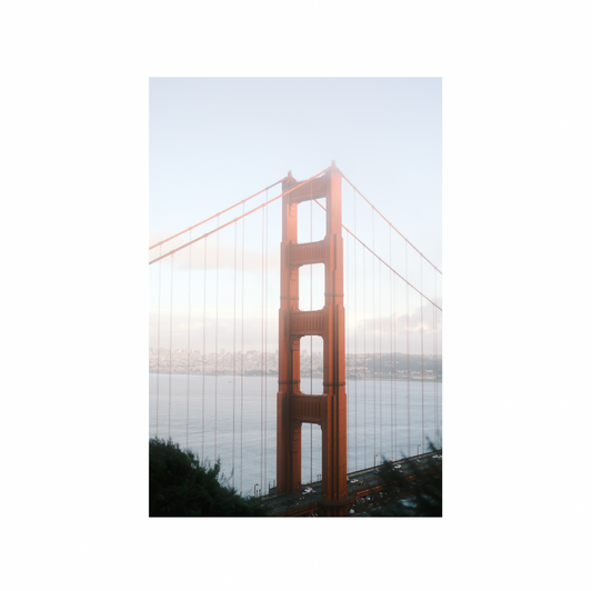 Machinecollectingdata - Golden Gate Bridge 2 postcard