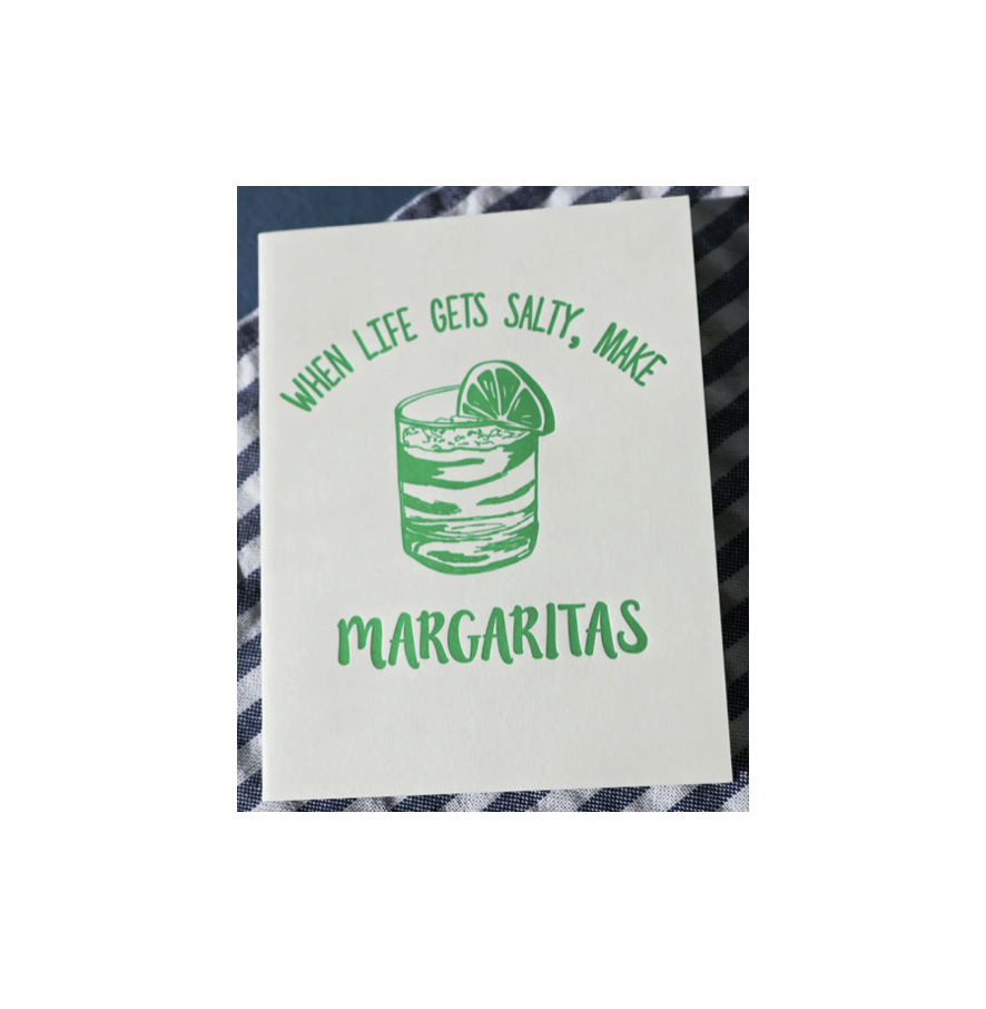 Coffee n Cream Press - Life is Salty Margarita Card