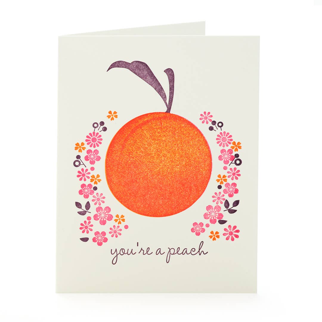 Ilee Papergoods - You're a Peach Notecard