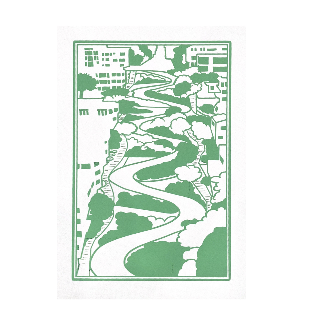 Anne Breedlove - Lombard Street Postcard 1 - A7
