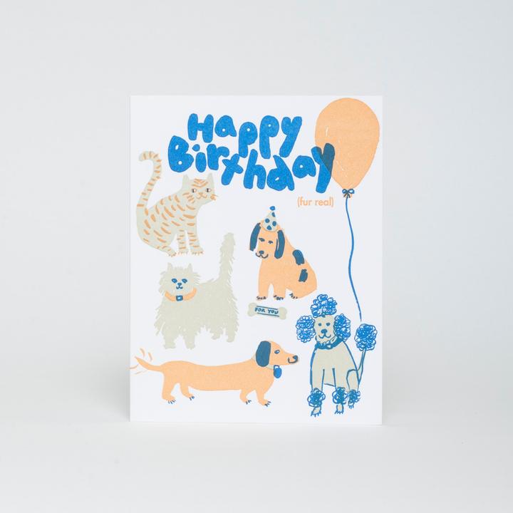 Egg Press - Happy Birthday Fur Real