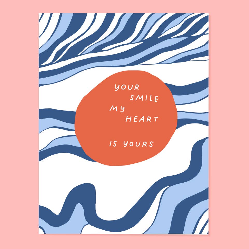 The Good Twin - Your Smile My Heart Card