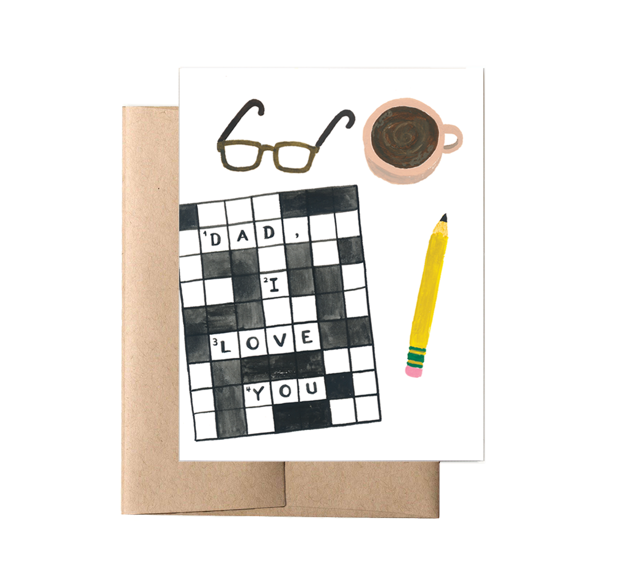 Forage Paper Co. - Dad Crossword Card