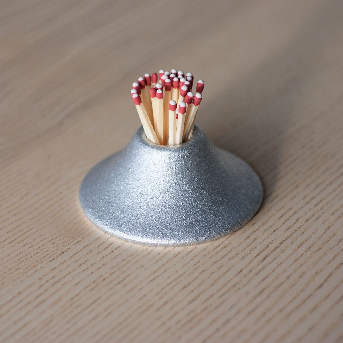 Fruitsuper - Strike Up Match Holder + Striker - raw aluminum