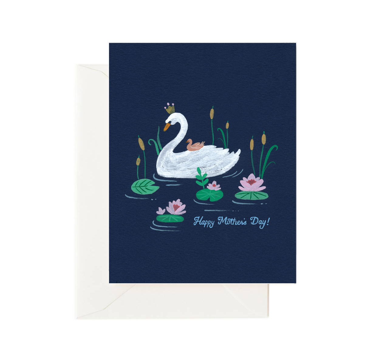 Forage Paper Co. - Mother Swan Card, Happy Mother's Day Card: A2 size : 4.25 x 5.5"