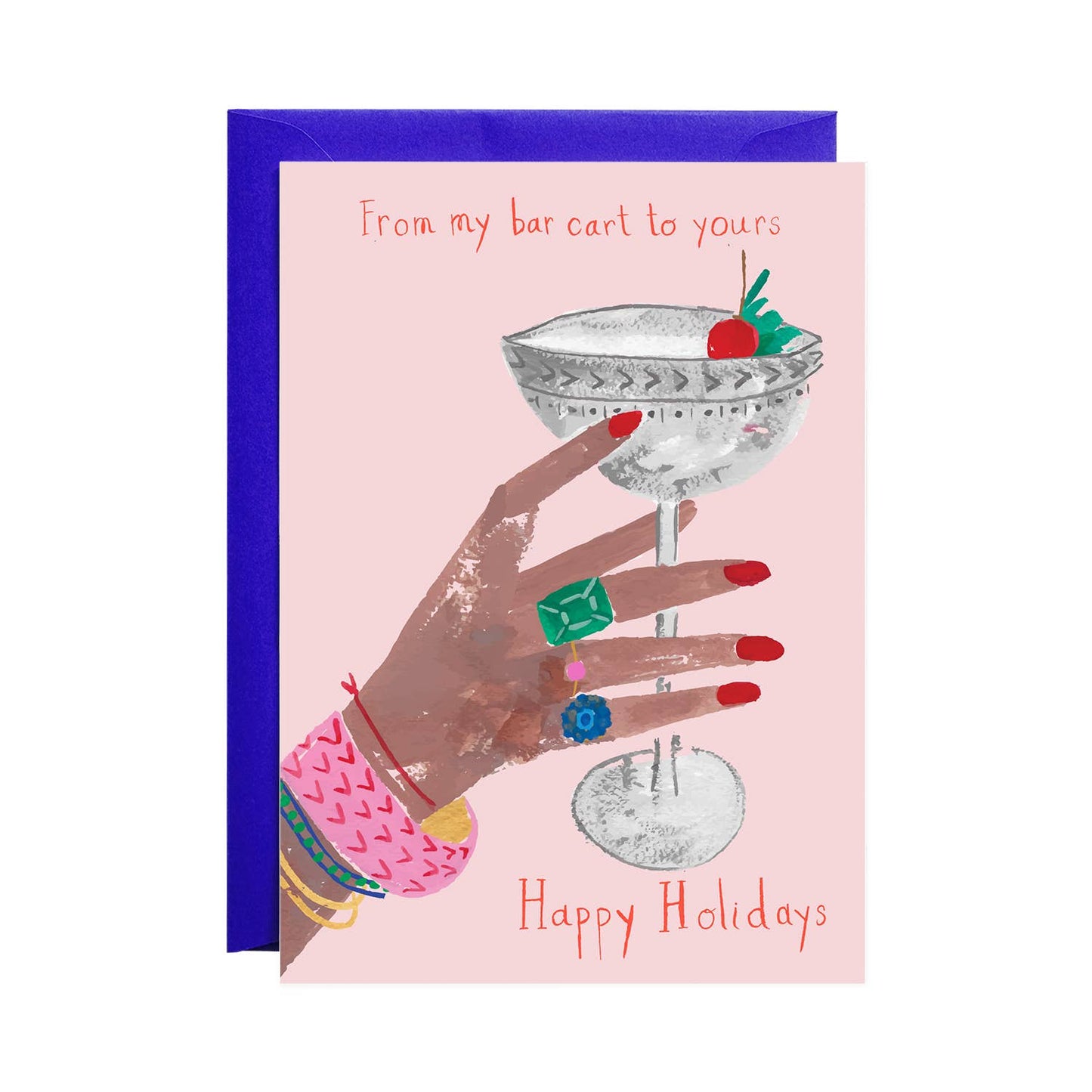 Mr. Boddington's Studio - From My Bar Cart to Yours - Holiday Greeting Card