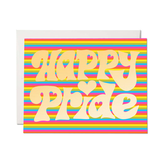 Red Cap Cards - Happy Pride greeting card: Single