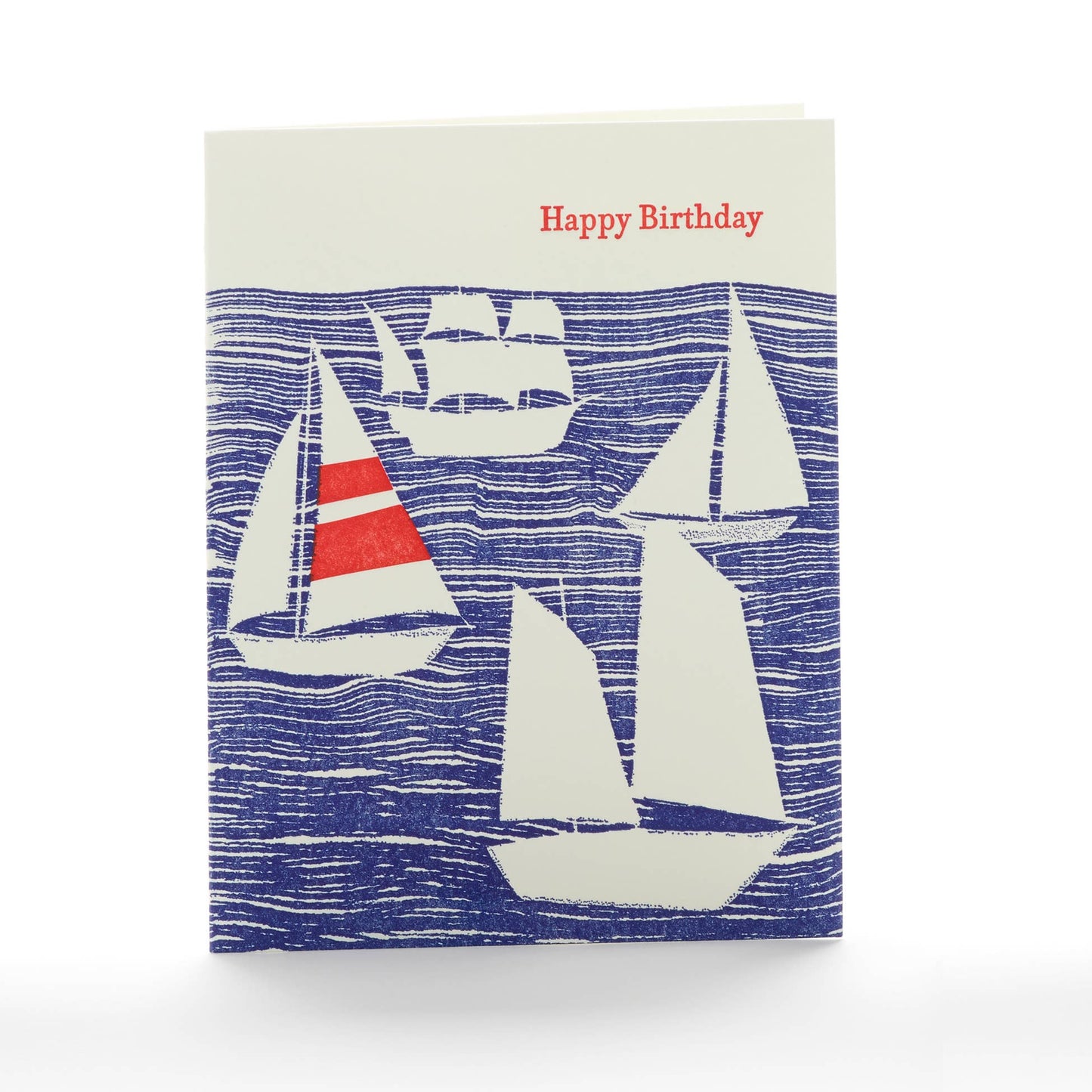 Ilee Papergoods - Sailboats Birthday Notecard