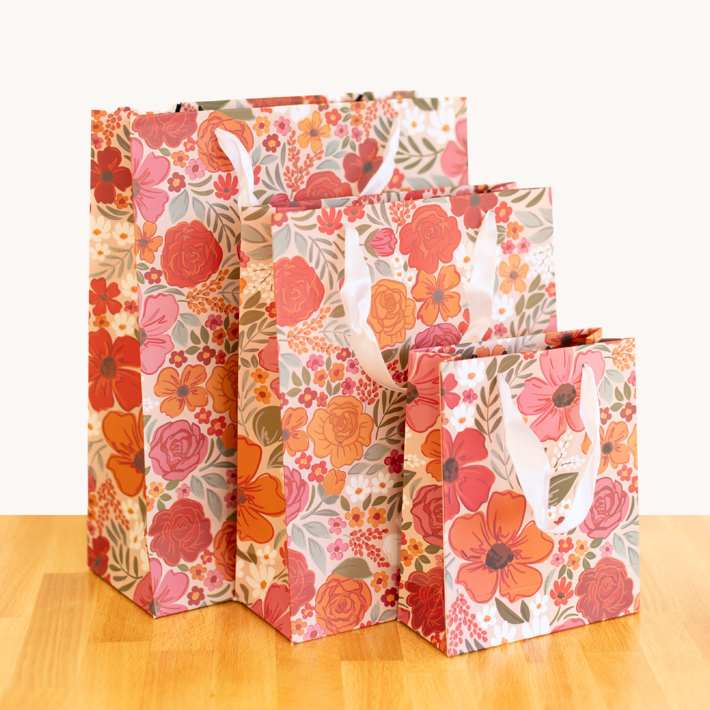 Elyse Breanne Design - Rosewood Blooms Gift Bag: Small