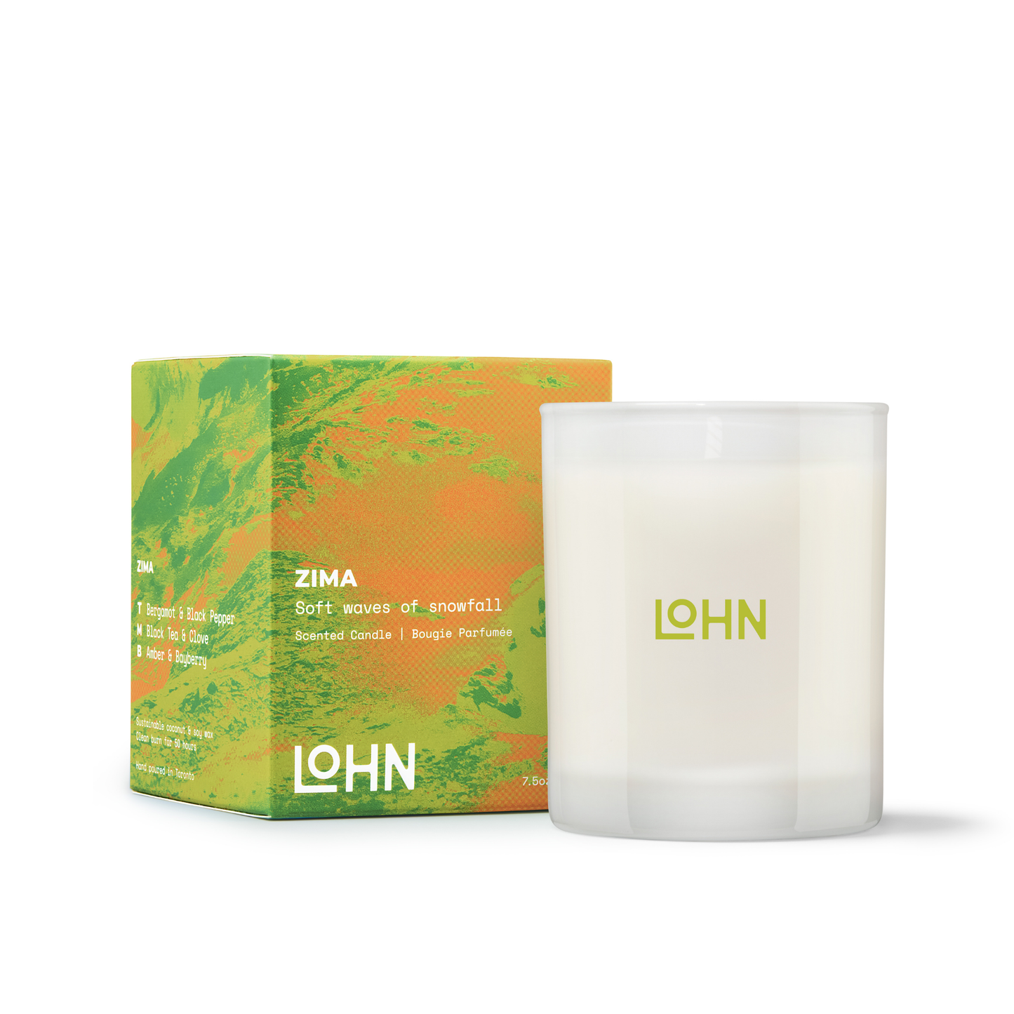 LOHN - 7.5oz Candle - ZIMA Bergamot & Black Tea