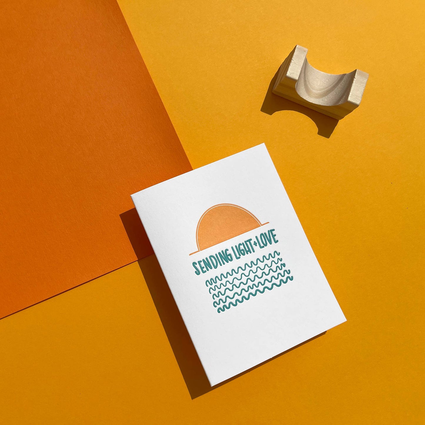 INK MEETS PAPER - Sending Light and Love - Encouragement card