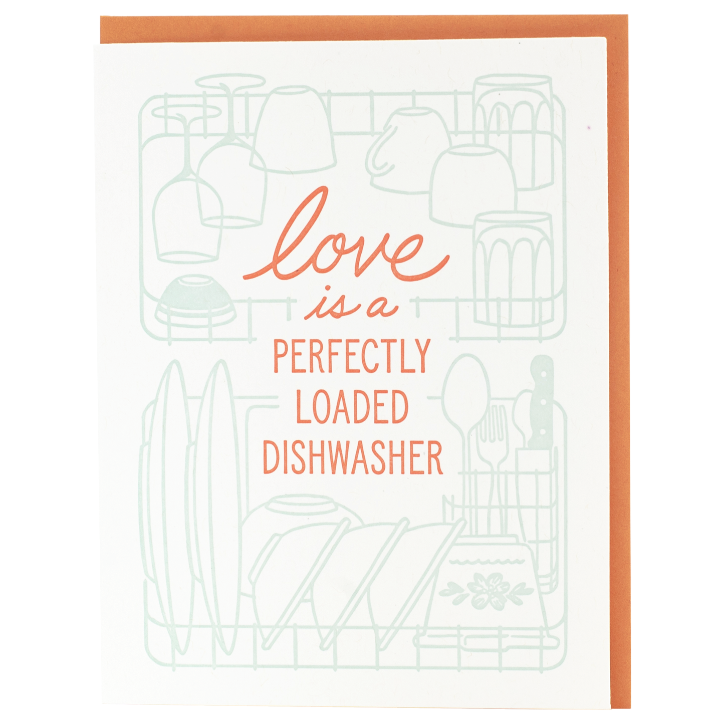 Smudge Ink - Dishwasher Love Card