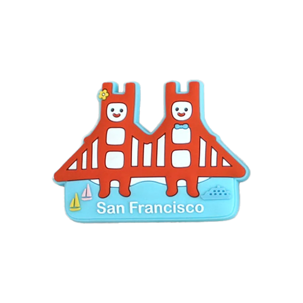 Tomoko Maruyama - San Francisco Landmarks Magnets: 1. Golden Gate Twins