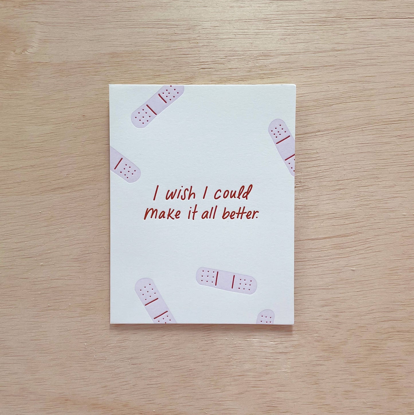 Odd Daughter - Make It All Better - Hard Times Sympathy Get Well Card