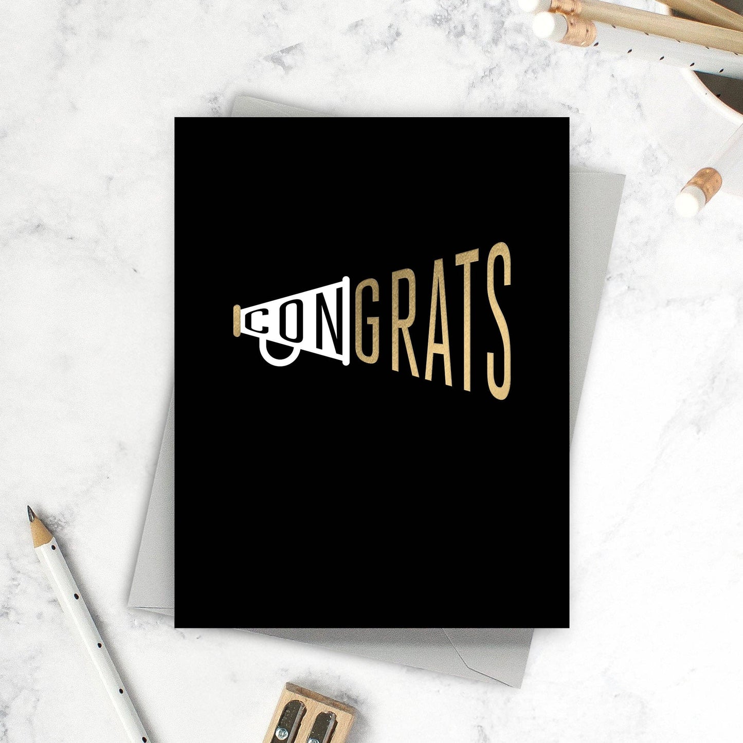 Fine Moments - Megaphone Congrats Card Graduation Cards