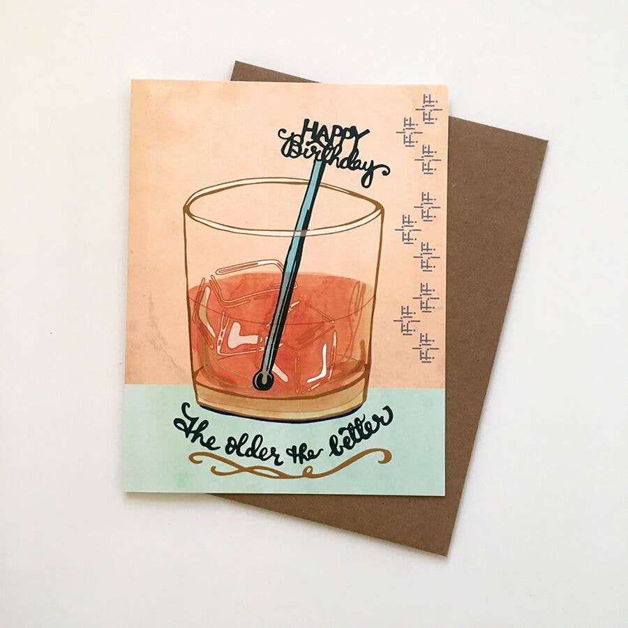 Cynla - Whiskey Birthday Card